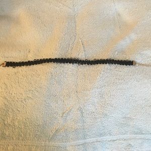 Black Scalloped Choker